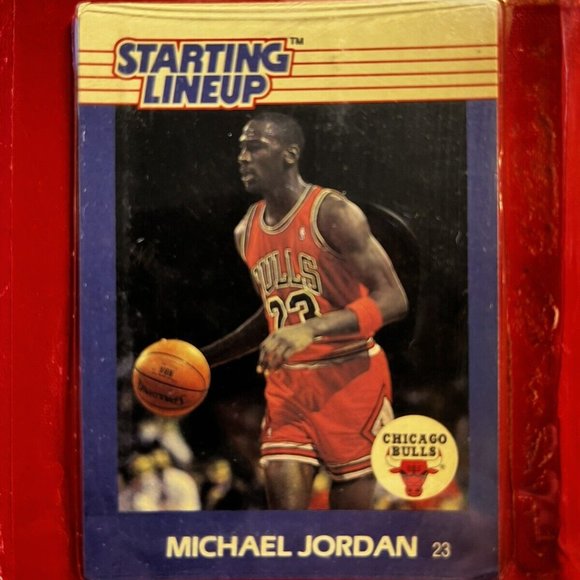 1988 KENNER STARTING LINEUP SLU MICHAEL JORDAN ROOKIE ACTION FIGURE SEALED +Card - Picture 5 of 5